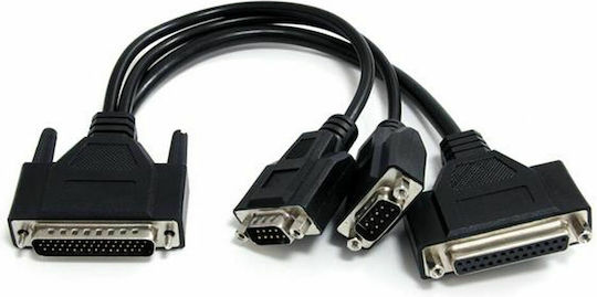 StarTech Κάρτα PCIe σε 3 θύρες DB25 Parallel / RS232 DB9 Serial