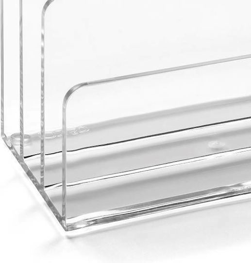 Kunststoff Briefhalter in Transparent Farbe 1Stück 17.5x10x14cm