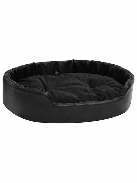 vidaXL Βελουτέ/Συνθετικό Δέρμα Sofa Dog Bed Black 90x79cm. 171263