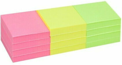 Office Point Sticky Note Pads 80 Sheets 5x4pcs Set of 12pcs