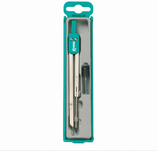 Kronos 303 Metallic Compass with Point in Case Multicolour (Μiscellaneous colours)