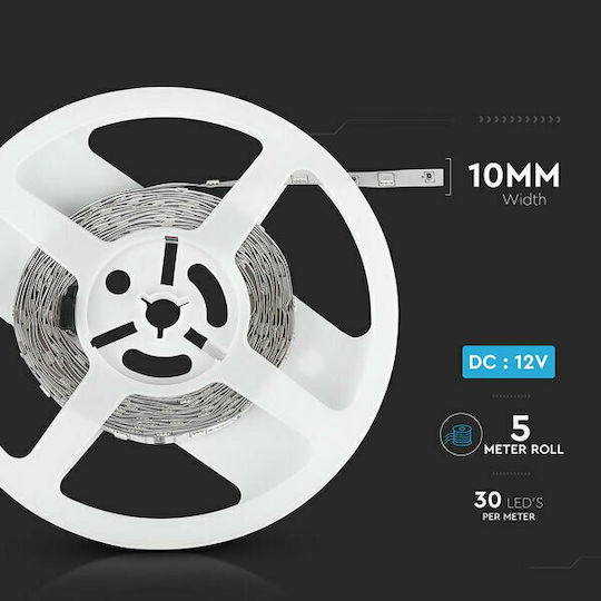 V-TAC Ταινία LED 12V RGB Φως 5m Τύπου SMD5050