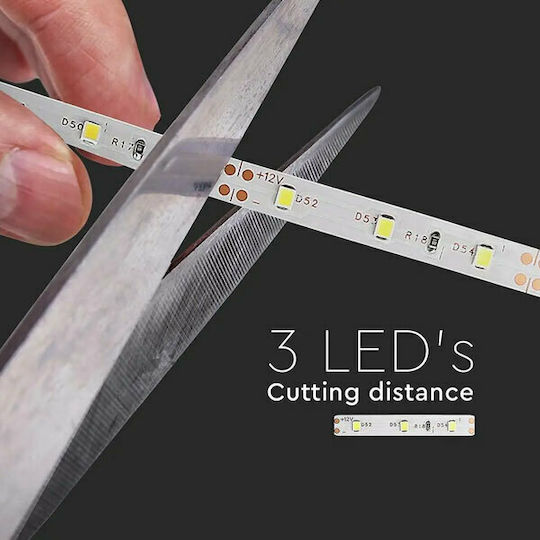V-TAC LED Strip 12V Natural White Light 5m Type SMD3528