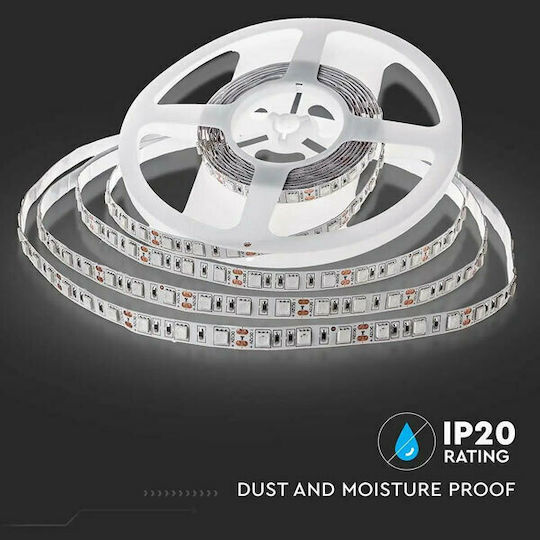 V-TAC Ταινία LED 12V Θερμό Λευκό Φως 5m Τύπου SMD5050