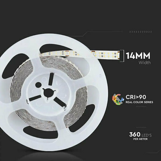 V-TAC LED Strip 24V Natural White Light 5m Type SMD2216