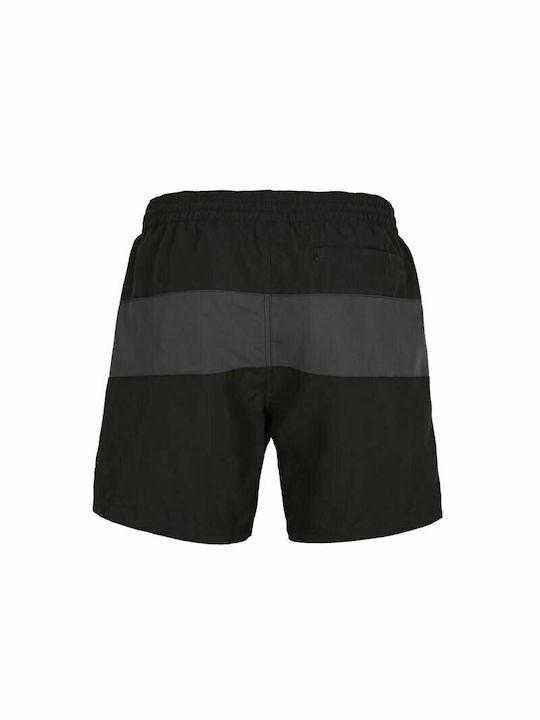 Men's Swimwear Shorts Black Striped
