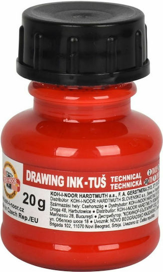 Koh-I-Noor Replacement Ink for Fountain Pen Red 20ml