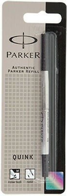 Parker Quink Replacement Ink for Ballpoint in Black color Rollerball Medium