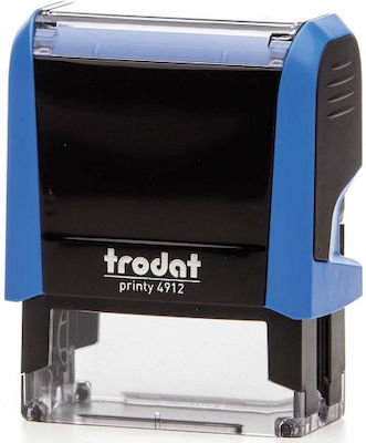 Trodat Printy 4912 Rectangular Self-Inking Text Stamp with Black Ink