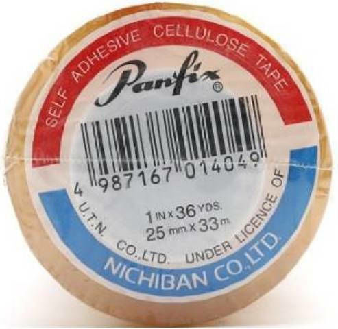 Panfix Лента Cellulose 25мм x 33м 1бр Прозрачен