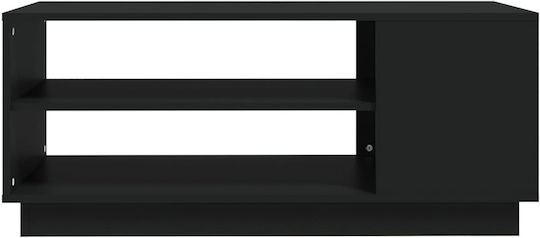 Masa De Cafea Centrală Rectangulară Din Lemn Neagră L102xL55xÎ43cm