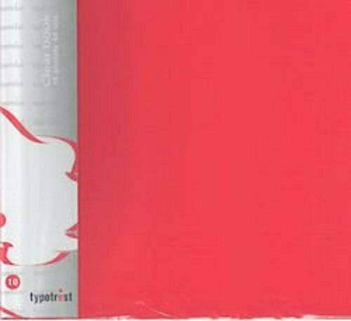 Typotrust Ντοσιέ Σουπλ με 60 Διαφάνειες για Χαρτί A4 Κόκκινο