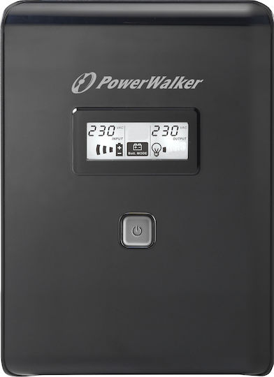Powerwalker VI 2000 LCD USV 2000VA 1200W mit 4 Steckdosen