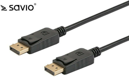 Savio Cablu DisplayPort - DisplayPort 3m Negru (CL-137)