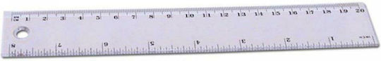 Luna Ruler Plastic Transparent 20cm