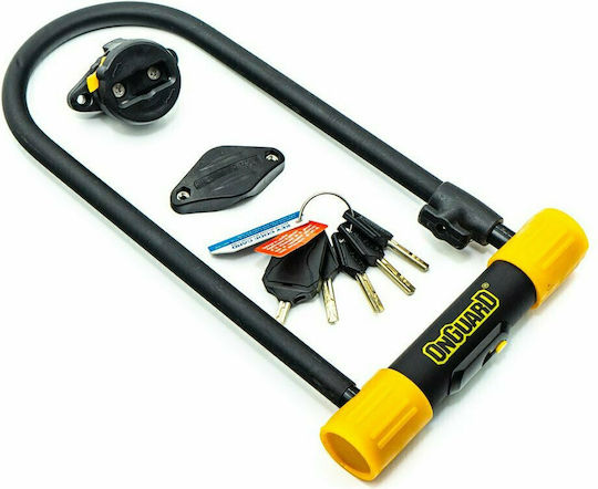 OnGuard Bulldog LS Motorcycle Shackle Lock in Black