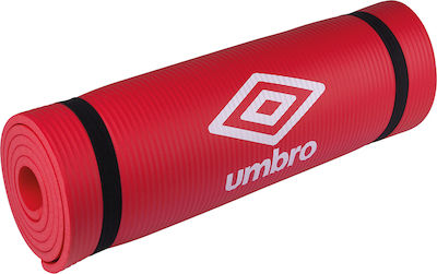 Umbro Στρώμα Γυμναστικής Yoga/Pilates Κόκκινο (190x58x1cm)