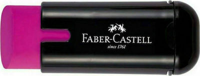 Faber-Castell Combi Kunststoff Spitzer Rosa mit Radiergummi