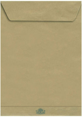 Typotrust Φάκελος Τύπου Σακούλα με Αυτοκόλλητο 1τμχ 32x42εκ. σε Καφέ Χρώμα 3048