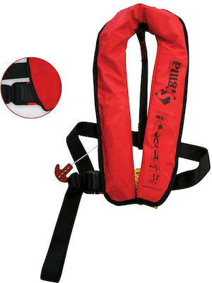 Lalizas Sigma Automatic Life Jacket Belt Adults Φουσκωτό με Πλαστική Αγκράφα 170N ISO 12402-3 72560