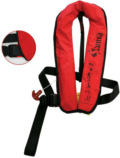 Lalizas Sigma Automatic Life Jacket Belt Adults Φουσκωτό 170N ISO 12402-3
