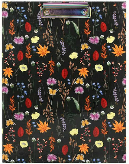 Pukka Clipboard with Clamp Conference for Paper A4 Multicolour Bloom 1pcs