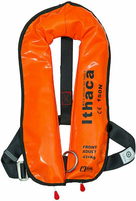 Eval Automatic Life Jacket Belt Adults Φουσκωτό SOLAS 275Ν/PVC