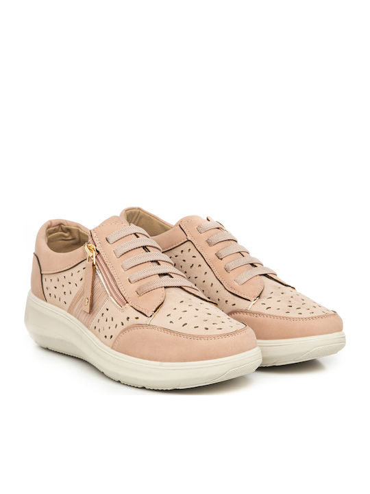 2222 Γυναικεία Ανατομικά Sneakers Ροζ