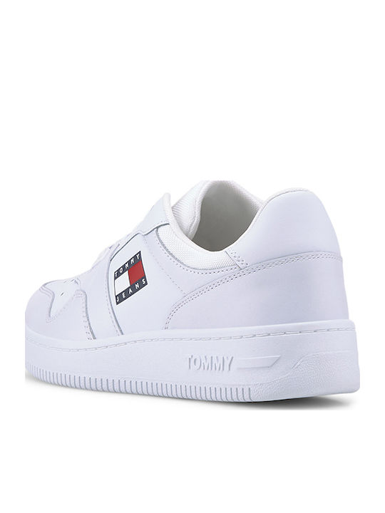Retro Basket Sneakers White