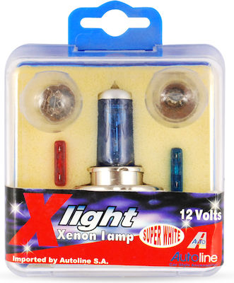 Xlight Lămpi Autoturismului H4 Xenon 12V 55W 7buc