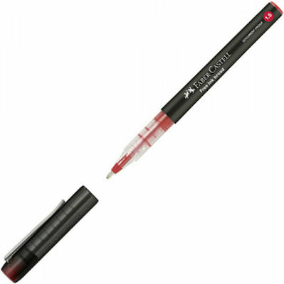 Faber-Castell Free Ink Pen Rollerball 1.5mm with Red Ink Fine