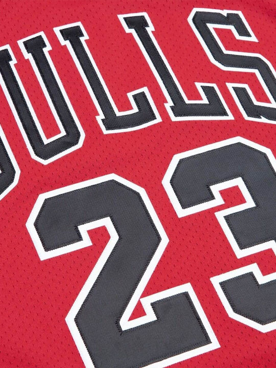 Authentic Michael Jordan C.Bulls Road Finals 1997-98 Ανδρική Φανέλα Εμφάνισης Μπάσκετ