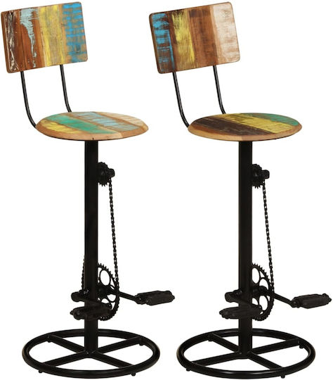 Scaun Bar Multicolor 2buc 44x44x112buc Scaun Bar Multicolor 2buc 44x44x112buc
