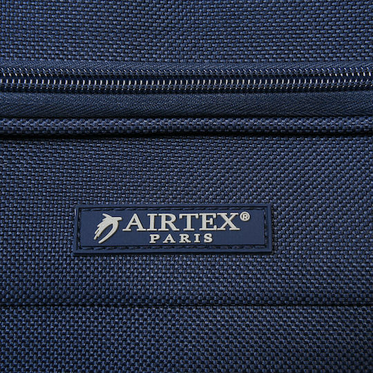Airtex Paris Σακ Βουαγιάζ 75lt Μπλε με Ρόδες Υφασμάτινο Μ63xΠ34xΥ35εκ.
