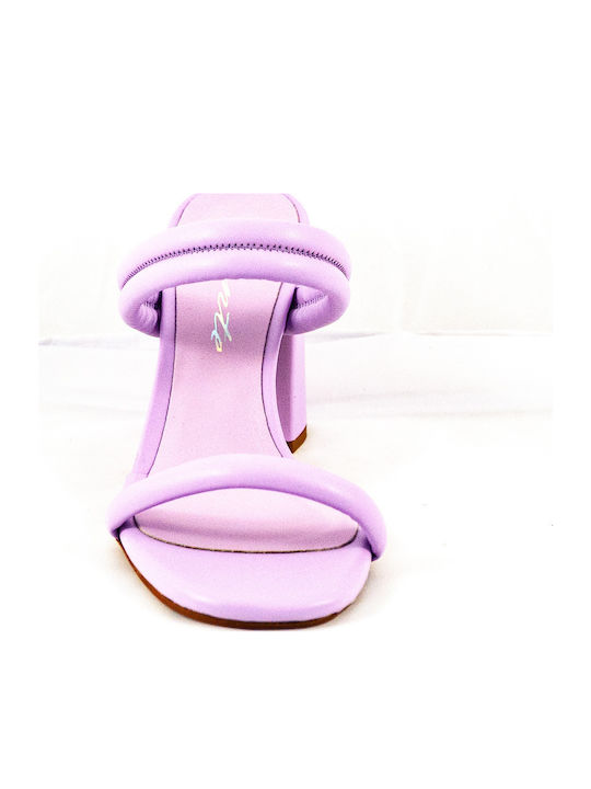 Leather Sandals Purple