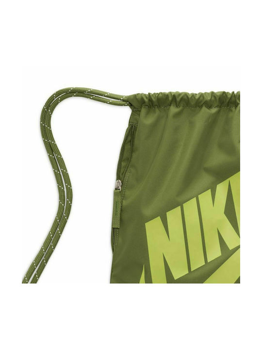 Nike Heritage Ανδρική Τσάντα Πλάτης Γυμναστηρίου Πράσινη