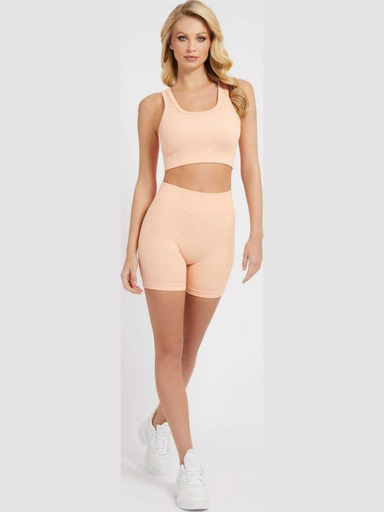 Women's Sports Bra without Padding Orange