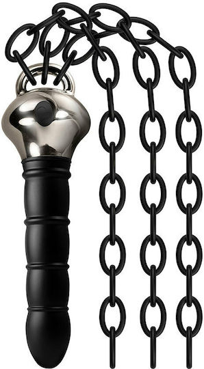 Rocks Off Deliver Vibrator Lust Linx Vibrator & Flogger Black