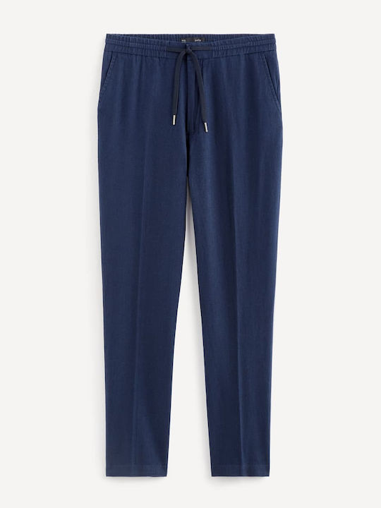 Romero3 Trousers in Regular Fit Navy Blue