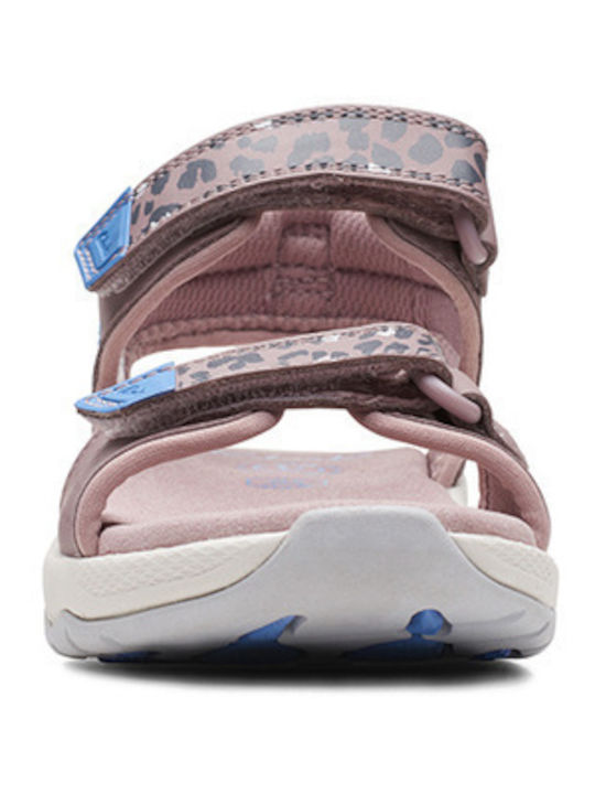 Kinder Sandalen Clowder Print K Rosa
