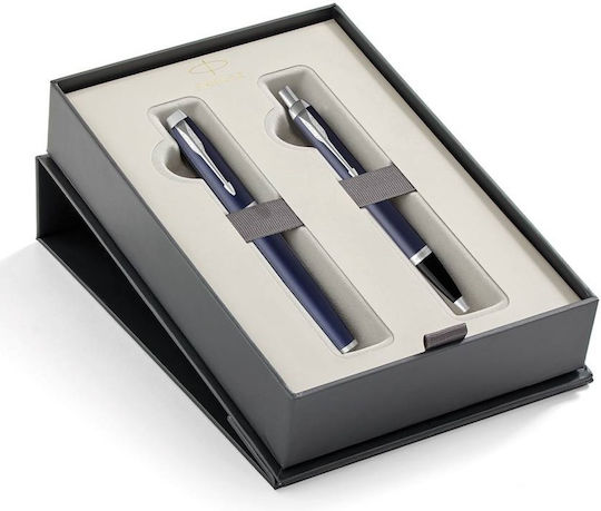 Parker IM Pen Set Rollerball Core Blue in a case (Μiscellaneous Designs) (in a paper cassette)