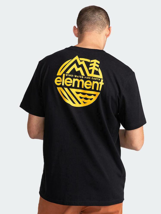 Element Burkett Men's T-Shirt Stamped Black