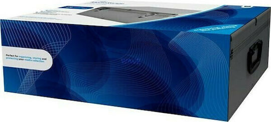 MediaRange CD Box για 1 Δίσκο με Διάφανη Πρόσοψη σε Ασημί Χρώμα