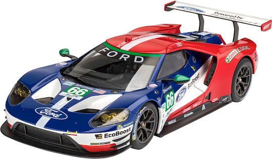 Revell Ford GT - Le Mans Фигура за Моделизъм Автомобил 88 Части в Мащаб 1:24 с Лепило и Бои 20.4x9.4x4.7см.