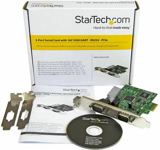 StarTech PCI Controller with 2 RS232 DB9 Serial Ports