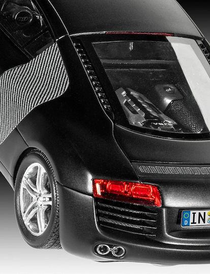 Revell Audi R8 Metal Modeling Figure Car 106 Pieces in Scale 1:24 with Glue and Paints 18.4cm.