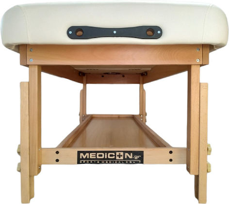 Medicin Wooden White Massage and Physiotherapy Bed 190x72cm