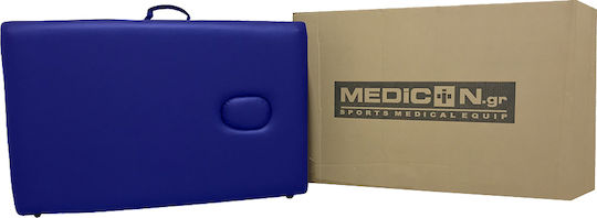 Medicin Wooden Portable Blue Massage and Physiotherapy Bed 186x60cm