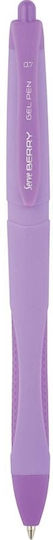 Serve Berry Quick Dry Pen Gel 0.7mm with Lilac Ink