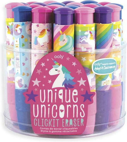 Ooly Eraser for Pencil and Pen Unique Unicorns (Μiscellaneous Designs/Colors) 1pcs
